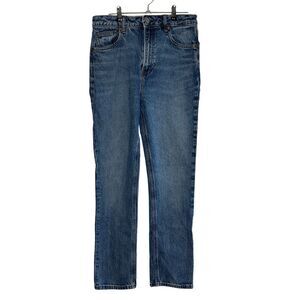 Reformation Jeans Size 29 Liza Ultra High Rise Straight Leg Icarian Wash Zipper